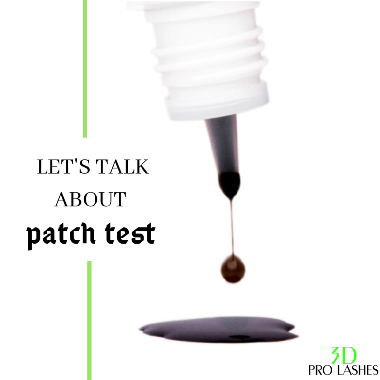 LET’S TALK ABOUT PATCH TEST 3D PRO LASHES